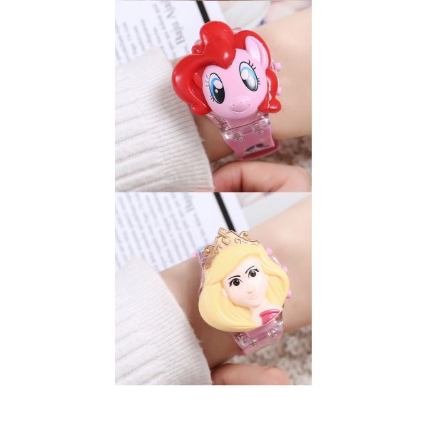 3d Music 24 Figure Creative Glow Anime Cartoon Watch Children With Clamshell