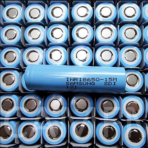 Samsung INR18650-15M battery 3.7V 1500mah samsung 18650 li-ion rechargeable battery