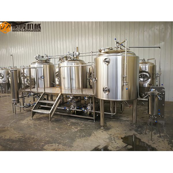 Simple Clean Beer Brewing System 2B Finished Surface With 1000L Brite Tank