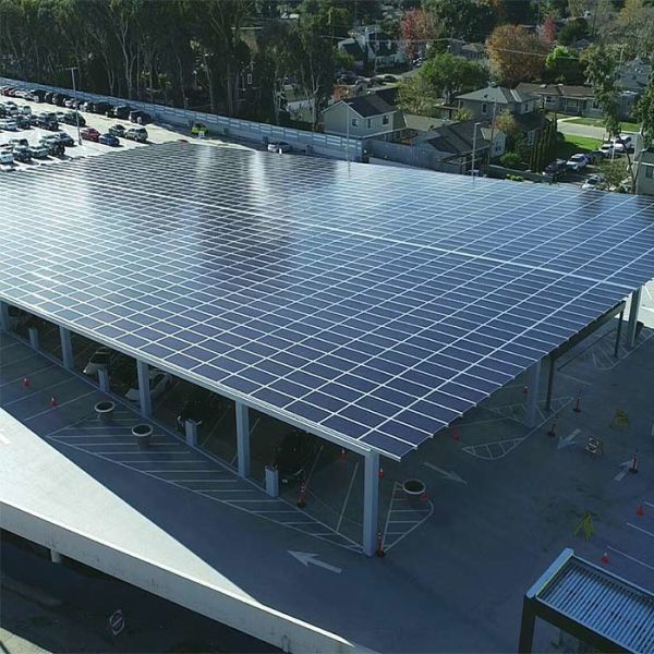 система установки PV структуры солнечного кронштейна системы земного автопарка пяди 5000mm солнечная устанавливая солнечная