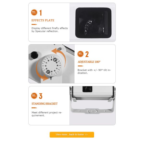 Звездное небо Звездный лазерный свет IP65 Дождепроницаемый ргб Лучистый лазерный свет Садовой праздник Декоративная лампа Звездный световой проектор