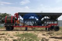 equipamento concreto do móbil de 380V JZM1000, planta de tratamento por lotes concreta de 50 medidores/hora cúbica