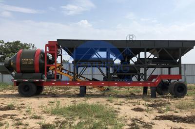 equipamento concreto do móbil de 380V JZM1000, planta de tratamento por lotes concreta de 50 medidores/hora cúbica