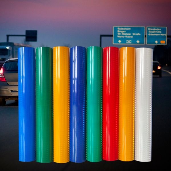 Eco-solvant libre acrylique imprimable HIP rétro-réfléchissant autocollant réflecteur vinyle