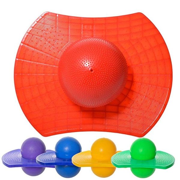 Red Thicken Pogo Jumping Ball Children Lolo Balance Ball Explosion Proof