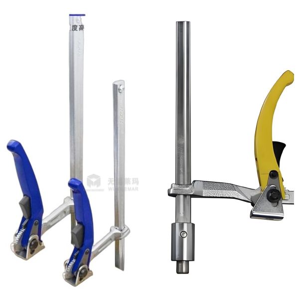 40mm 45mm Fixture Clamp Ratcheting Quick Release F Clamp For Welding Table Positioning