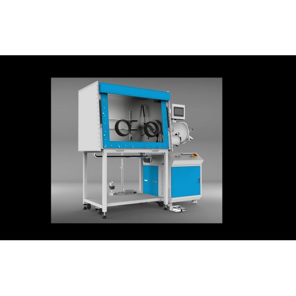 110V 60Hz Caixa de Luva de Gás Inerte Refrigerado Química 220mm Caixa de Operaç