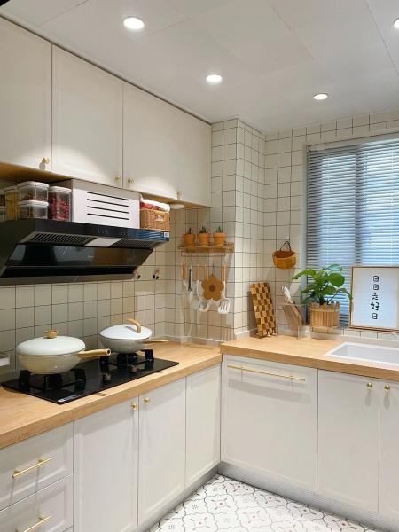 Stylish Modern Wood Kitchen Cabinet For Contemporary Homes Hotel