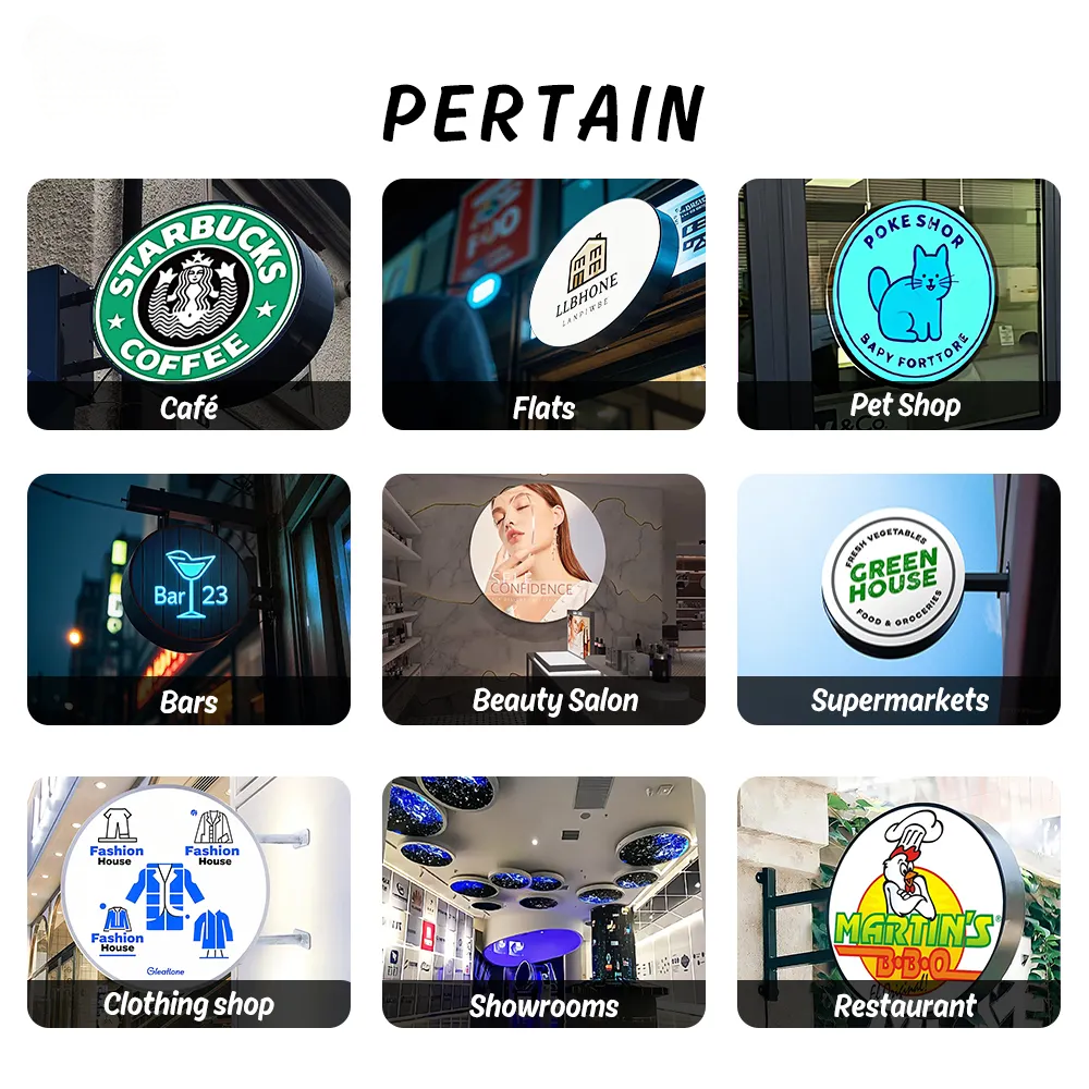 Full Color P4.28 Double Sided Round Shape LED Logo circle Led Display Billboard