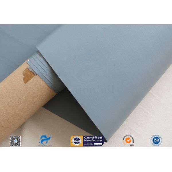 280G 0.25mm PVC Coated Fiberglass Fabric For Flexible Air Duct , FDA approved
