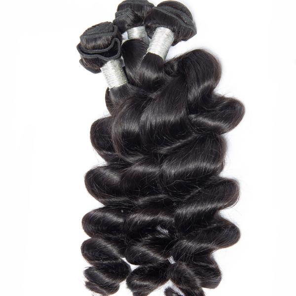 Fast Shipping Unprocessed Peruvian Human Hair Weave Virgin Loose Wave Hair