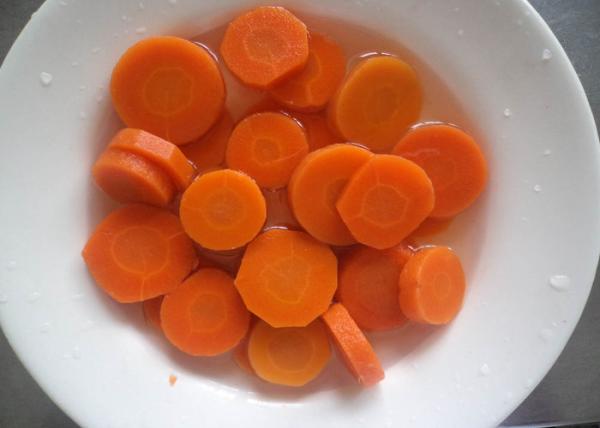 FDA 15oz 425g Canned Carrot Slices For Supermarkets