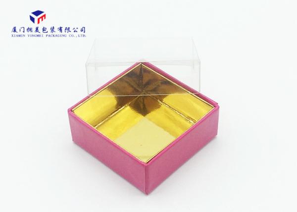 Durable 0.35mm Clear PET Cover Retail Packaging Boxes For Small Jewelry Box