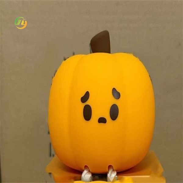 Современный подвесный светильник Милая и интересная Силиконовая тыквенная лампа для ресторана