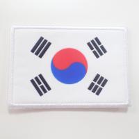 Popular National Flag Custom Embroidery Patches For Clothes Hat Bag