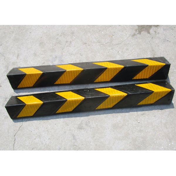 800mm Rubber 4 Reflective Film Wall Corner Bumper Guard