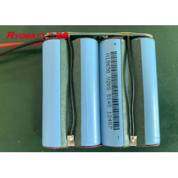 4s1p 18650 Battery Pack / 14.8V 2.2Ah Li 18650 Battery Pack Industrial