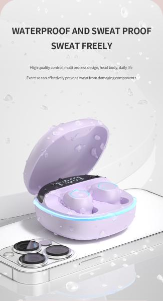 Mini Stereo True Wireless Earphones for Gaming and Phone Calls Working Time 4-6 Hours Chipset AB