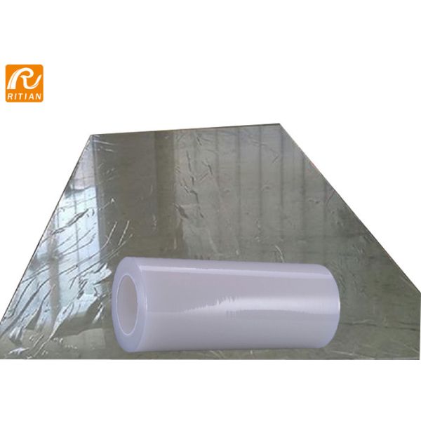 Licencia anti del rasguño del color del mármol de la película clara de la protección ningún pegamento para el granito