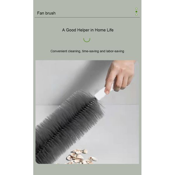 Щетка чистки ручки прочных гибких щетинок тряпки потолочного вентилятора трудных пластиковая