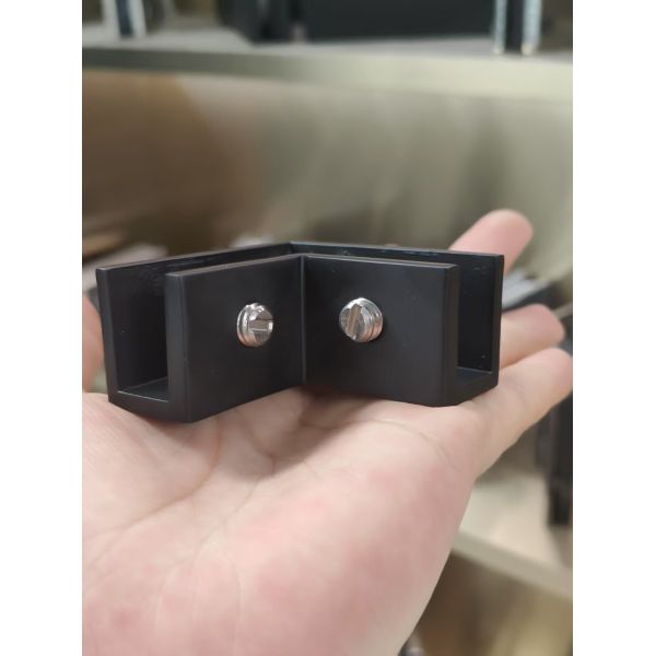 Aluminum Alloy Paired 304 Stainless Steel Screws Matte Black Screw Holes Easy Installation And Fixation