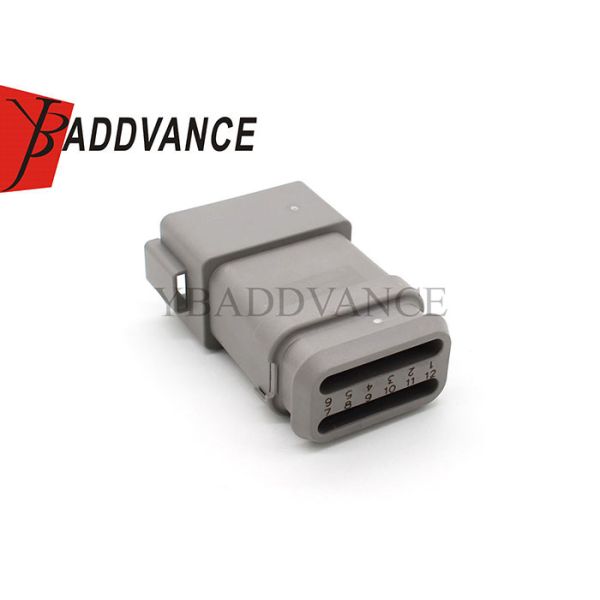 Casquillo largo de los conectores de DT04-12P-E008 AT04-12PA-SRGRY Deutsch de despegue 12 del extremo automotriz de la manera