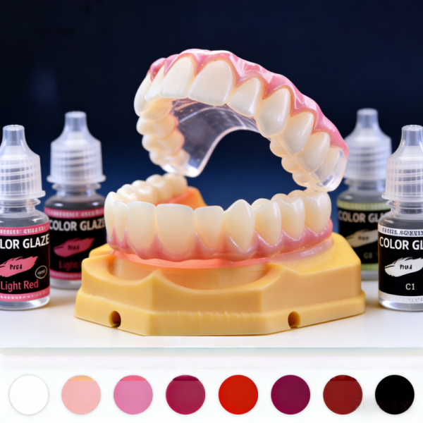 Gum Color Matching For Dental Prosthetics Dental Gum Color Shades Set Resin Dental Shade Guide For Prosthetic Color Matching