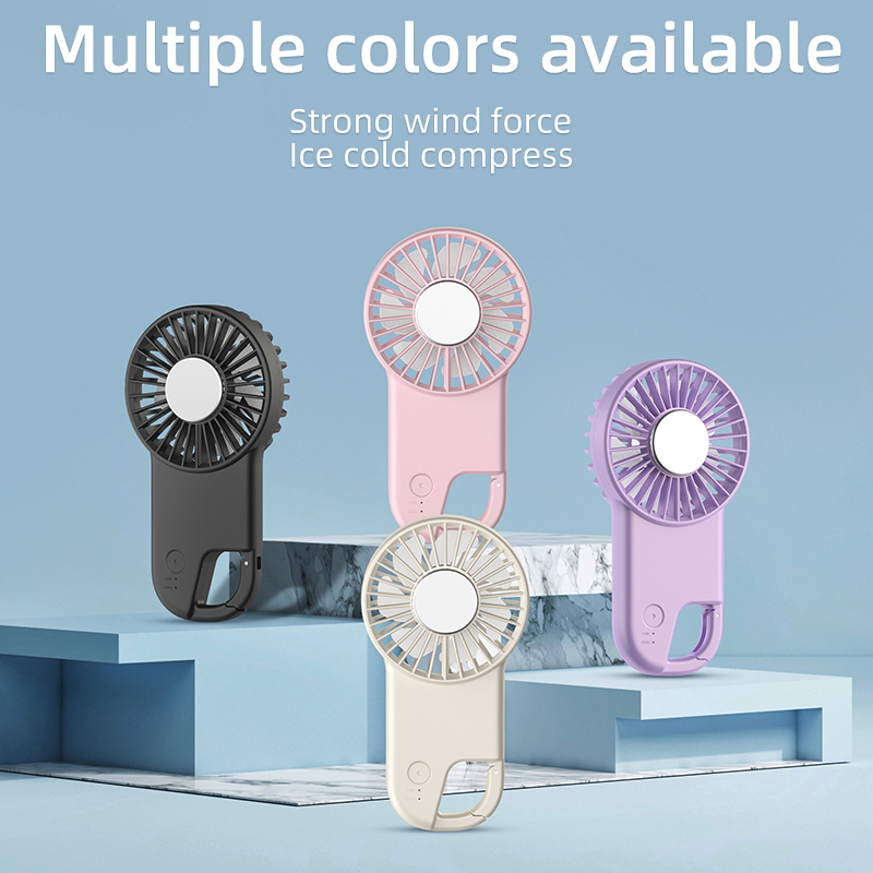 Portable Hand Fan 1200mAh Outdoor Rechargeable Mini Air Conditioner Cooling Electric Refrigeration Fan With Ice Air Cooler