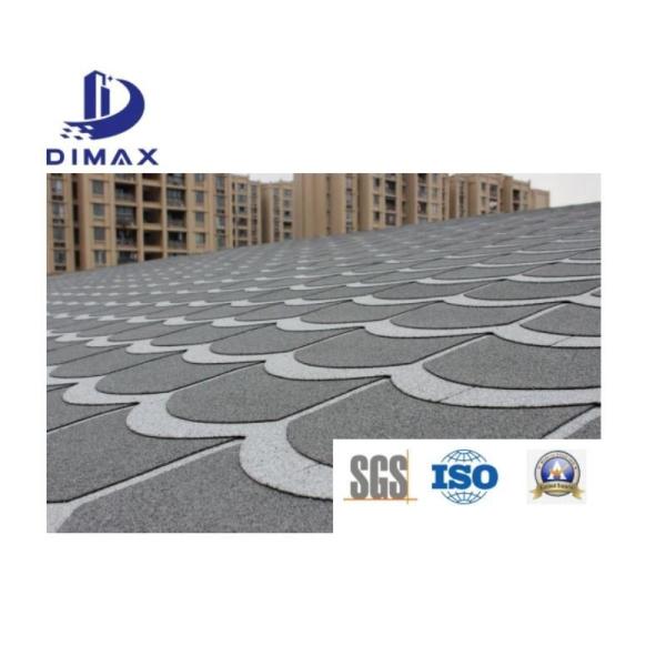 Colored Fiberglass Asphalt Shingles Stone Coated 2layers Roofing Shingles Roof Tile