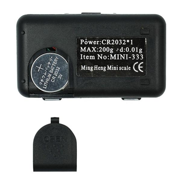 200g X 0,01g Poche électronique de précision Mini LCD numérique avec rétroéclairage Balance de poids Diamant Gramme Balance de bijoux