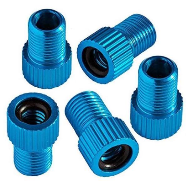 Aluminum Alloy CNC Turning Parts Valve Adapter Bicycle Road Racing Bike Inner Tube
