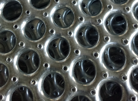 Round Hole 304 Stainless Steel Perforated Metal Sheet For Trench Cover