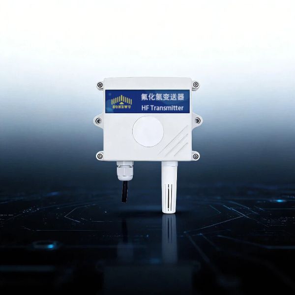 RS485 HF Transmitter Hydrogen Fluoride Gas Detector 0-100ppm Industrial Monitor