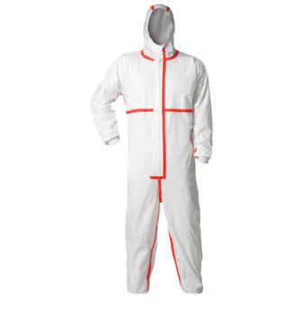 Liquid Proof Disposable Protective Clothing , Unisex Disposable Isolation Gowns