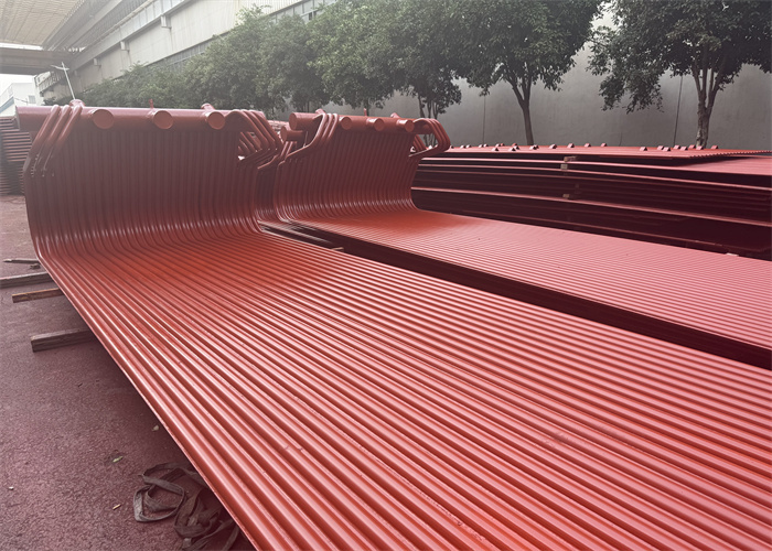 ASME Standard Boiler Membrane Wall with Carbon Steel Tubes for Waste Heat Recovery in Power Stations