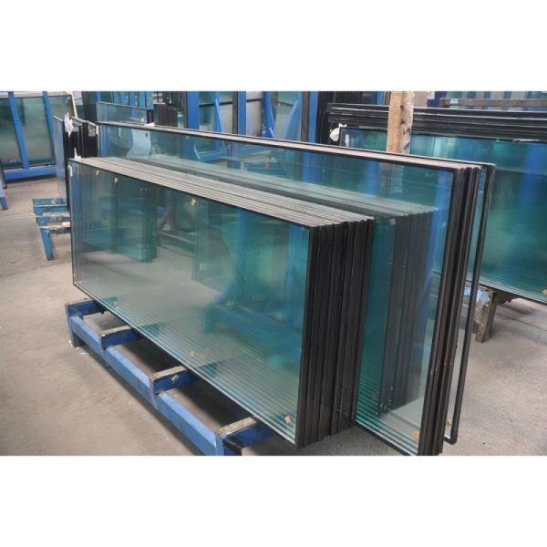 Triple Tempered Laminated Insulated Glass Unit Panes for Building Curtain Wall Window