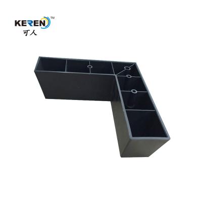 KR-P0261 Durable Plastic Cabinet Feet , Modern L Shaped Furniture Feet High Stability