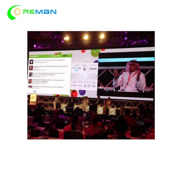Seamless P10 Full Color LED Video Wall Display , Smd P5 P6 LED Sign Fixed Installation