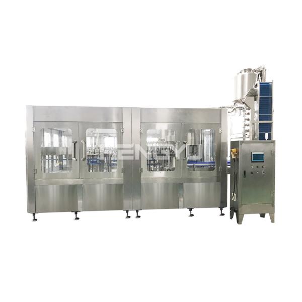 Intelligent System Backend Cooling Linkage Function Hot-fill Containers Different Bottle Types Juice Hot Filling Machine