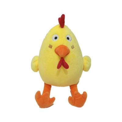 8.66in 22cm Plush Pillow Cushion Yellow Chicken Plush Toy Particles Filled