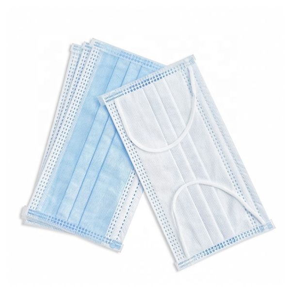 Protective 3 Ply Disposable Earloop Medical Face Mask 17.5x9cm