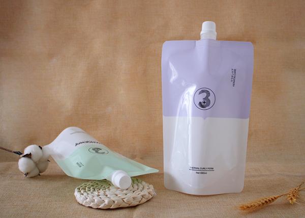 Custom Aluminium 150C 1 Liter Liquid Spout Bags