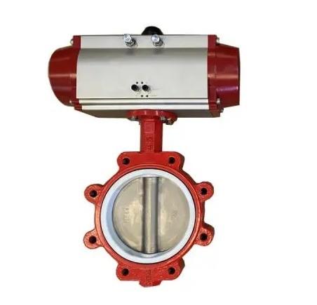 Suporte personalizado ODM Manual de aço inoxidável Worm Gear Lug Borboleta válvula sanitária