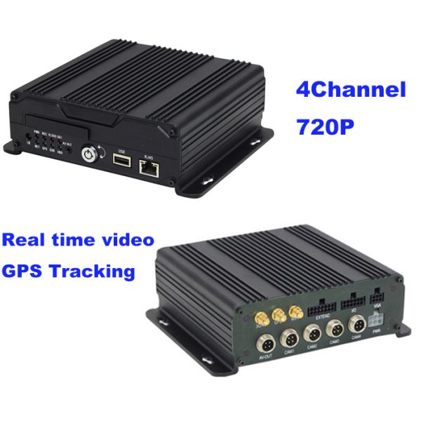 6Ch 720P SD Card Mobile DVR with 12V Car CCTV DVR System , surpoort multi view