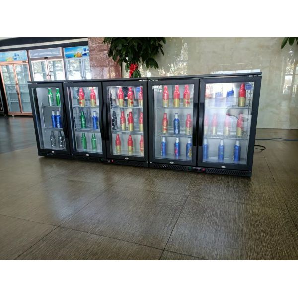 350L Sliding Beer 3 Door Upright Display Freezer