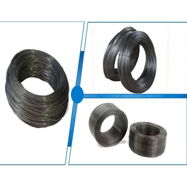 250mm Length Straight Black Annealed Cut Metal Wire For Tie Work