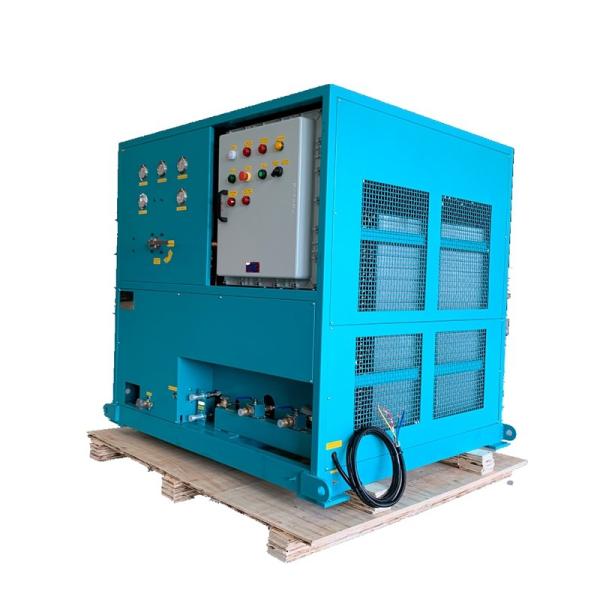 Máquina de recuperação de freão de fábrica OEM máquina de recarga de gás de carregamento de óleo menos ac 25HP máquina de recuperação de gás de tanque de velocidade rápida