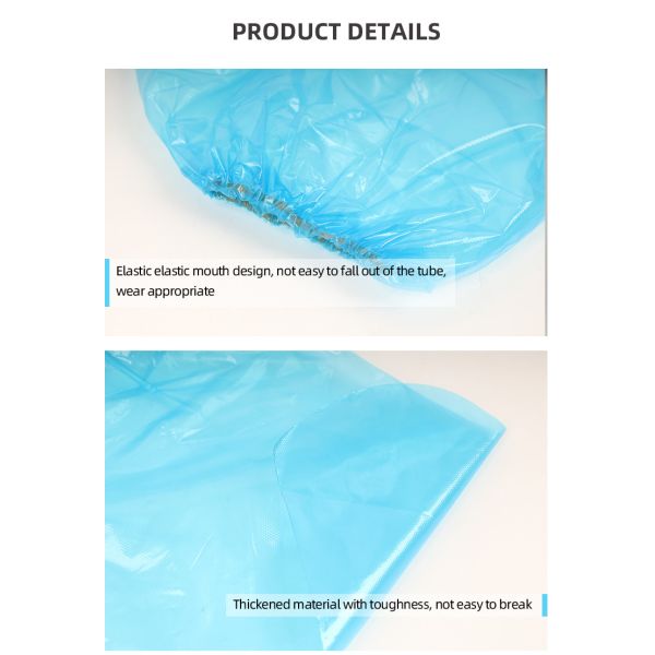 Общие медицинские принадлежности ПЭ Пластиковые обувные покрытия одноразовые защитные средства