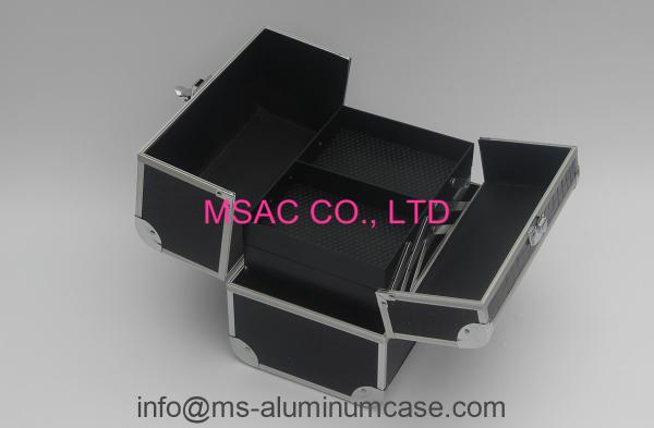 Custom Black Aluminium Cosmetic Case