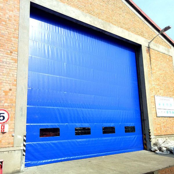 Aluminum Alloy Spiral Fast Door Security Heavy Metal Doors Industrial Windproof